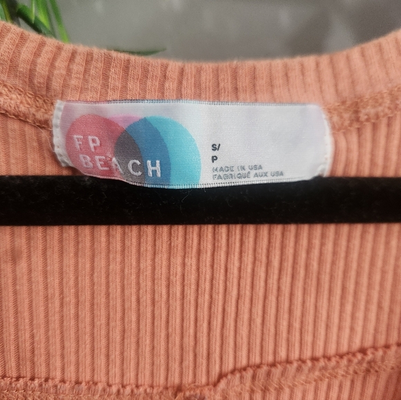 Free People Beach Ribbed Cropped Jumpsuit - Picture 3 of 9